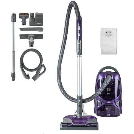 Kenmore 81615 600 Series Pet Friendly Lightweight Bagged Canister Vacuum  Purple