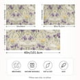 thumbnail image 2 of Yayeee Pillowcase King Size Set of 2 Satin Wrinkle Resistant Pillow Case, Purple Floral Rabbit, 2 of 8