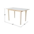 thumbnail image 5 of International Concepts Unfinished Shaker Counter Height Dining Table, 5 of 10