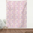 thumbnail image 4 of Heart Upholstery Fabric by the Yard, Repetitive Hearts and Dots Love Romance Affection Modern Illustration, Decorative Fabric for DIY and Home Accents, 3 Yards, Burnt Sienna and Pink by Ambesonne, 4 of 5