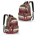 thumbnail image 2 of FKELYI Kids Backpack for Boys Girls 17 Inch School Backpacks Spacious Bookbag with Multi-Pockets Aztec Hunting Elk Bear Forest Print Lightweight Casual Daypack for Elementary Student, 2 of 7