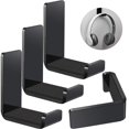thumbnail image 1 of Soporte para auriculares, soporte de pared para auriculares, 4 piezas, 1 of 6