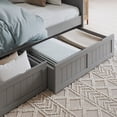 thumbnail image 6 of AFI Nantucket Wood Twin Size Daybed Frame with 2 Storage Drawers Grey, 6 of 16