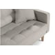thumbnail image 2 of Sofá Cama De Lino Gris Claro Modelo Encore, 2 of 8