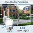 thumbnail image 3 of 2 Cámara de Seguridad WiFi HD Exterior IP65 con Visión Nocturna Redlemon, 3 of 9