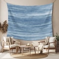 thumbnail image 2 of Blue Large Tapestry for Bedroom Wall Hanging Tapestry, Vintage Modern Abstract Art Ombre Ceiling Backdrop Tapestries Poster Blanket Wall Decor for Teens Room Living Room Dorm 100" x 59", 2 of 8