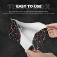 thumbnail image 5 of Lsque Colorful Palms Printed Long Tissue Box Cover Holder, Facial Paper Organizer Dispenser,Triangle with Bottom Belt, PVC Leather Decorative Organizer, 5 of 9