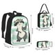 thumbnail image 2 of Disketp Cute Raccoon Mochila Estampada de Gran Capacidad con Lonchera y Estuche, Set de 3 Piezas para Estudiantes, 2 of 7