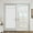 White, variant on Room Darkening Curtains for French Door, Nature Linen Blended Privacy Door Curtains and Drapes Roll Up Door Blinds for Sightseeing and Door Window Decor, W26 x L68 inch, 1 Pcs