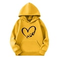 thumbnail image 2 of CHEEREAM Girls Hoodies Size 3-14 Lightweight Preppy Clothes Oversized Pullover Sweatshirt with Pocket Teen Hoodie Tween Girl Clothing Cute Hoodies for Girls 3-14, 2 of 4