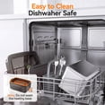 thumbnail image 3 of ELEKA  Electric Lunch Box for Adults，Heated Lunch Box for Men with Scheduled Heating，1.2 Cups Capacity, with Removable Tray Divider, Dishwasher Safe, for Hot Meals Anywhere, 3 of 9