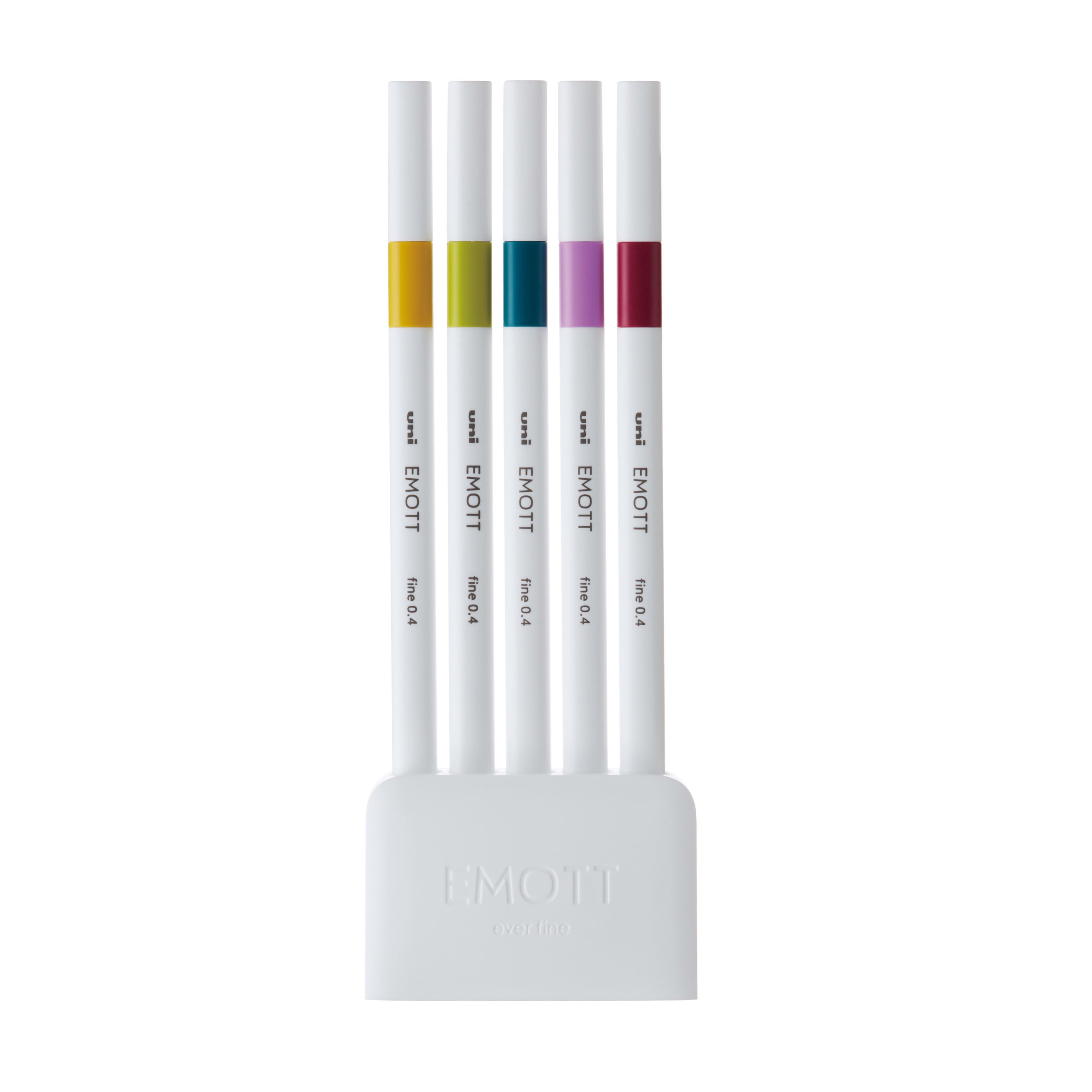 emott Fineliner Marker Pens, Assorted Pastel Colors, 10 Count, Size: 0.38 mm