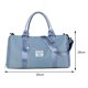 thumbnail image 1 of Mochila Bolso de lona multifuncional, de equipaje de mano grande portátil, moda para mujeres y hombres, 1 of 6
