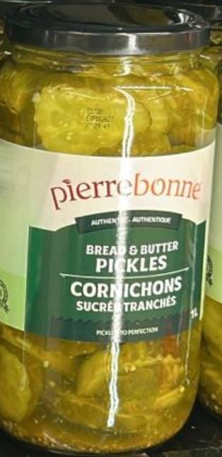 Pickles Bread & Butter