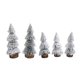 thumbnail image 1 of Árbol de Navidad artificial flocado, cedro flocado en miniatura decorativo para escritorio, 1 of 14