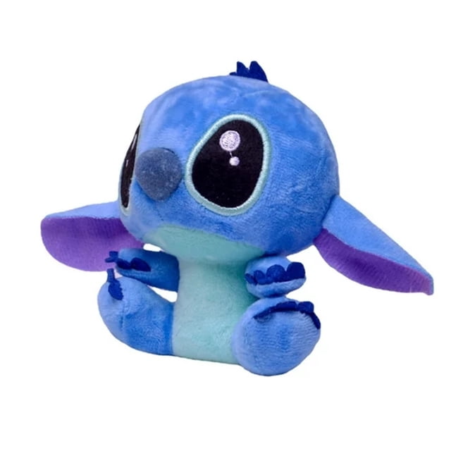 Stitch, Juguetes de peluche para niños de punto de 12 cm, textura inexistente, bordado de detalles, adecuados para peluches de todas las edades, regalos de navidad, cumpleaños, Acción de gracias, azul
