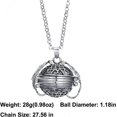 thumbnail image 5 of Medallón con foto expandible, collar, colgante con 4 imágenes, cadena, collares, regalos conmemorativos para mujeres y niñas., 5 of 5