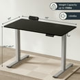 thumbnail image 4 of FLEXISPOT 48" x 30" Home Office Height Adjustable Standing Desk Memory Programmable Presets Computer Desk Gray and Black, 4 of 10