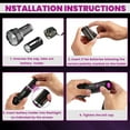 thumbnail image 5 of EverBrite 2-in-1 UV and White LED Flashlight, Dual Light Blacklight with AA Batteries, Pet Urine Detector for Dog & Cat Stains, 5 of 9