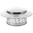 thumbnail image 1 of KAKOWELY Capuchon de Tuyau de Cheminée Capuchon de Tuyau de Cheminée Capuchon de Pluie de Cheminée Rond Capuchon de Cheminée en Acier Inoxydable Capuchon de Cheminée Universel Couvercle d'Évent de Foyer Capuchon de Cheminée en Acier Inoxydable, 1 of 4