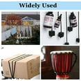 thumbnail image 3 of 2-Pack 32 Feet 10 Meters Natural Cotton Rope -Casewin Twisted Soft Cotton Knot Tying Rope Cord - Thick Strong Braided Ropes, 8mm Diameter, Multifunctional (1 Black 1 Red), 3 of 8