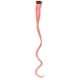 thumbnail image 1 of Zhuge Extensiones de cabello de colores, 12 piezas, 18 pulgadas, extensiones de cabello con clip, mechas sintéticas largas y onduladas, rosa, 1 of 2