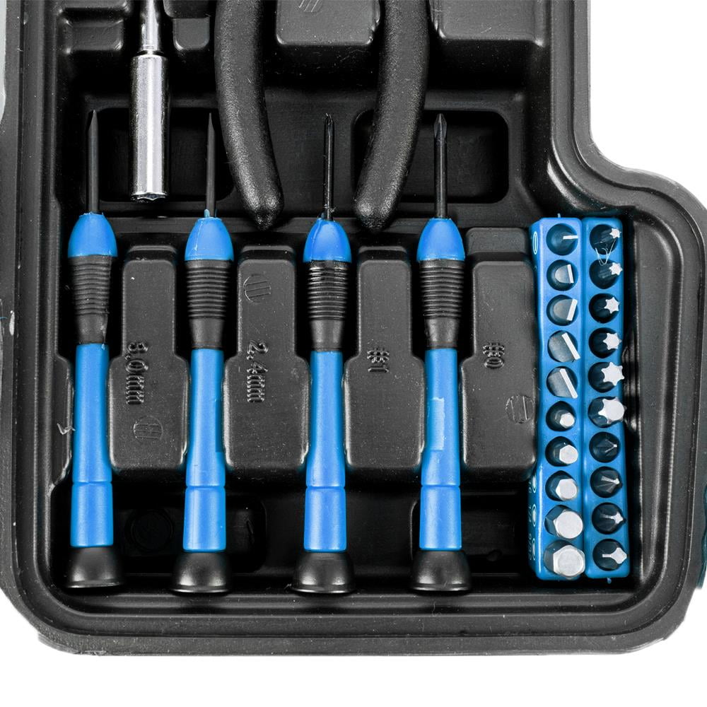 Zimtown 39-Piece Home Use Hand Tool Set, General Household Hand Tool Kit,  Blue