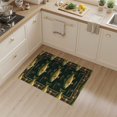 thumbnail image 2 of ODIKA 3'x5' Washable Throw Rug Bass Cabin Lure Reel Motif Tackle Border Angler Fish Fishing Refined Structured for Entryway, Kitchen, Mudroom, Stain Resistant, Low Profile, Non-Slip, 2 of 7