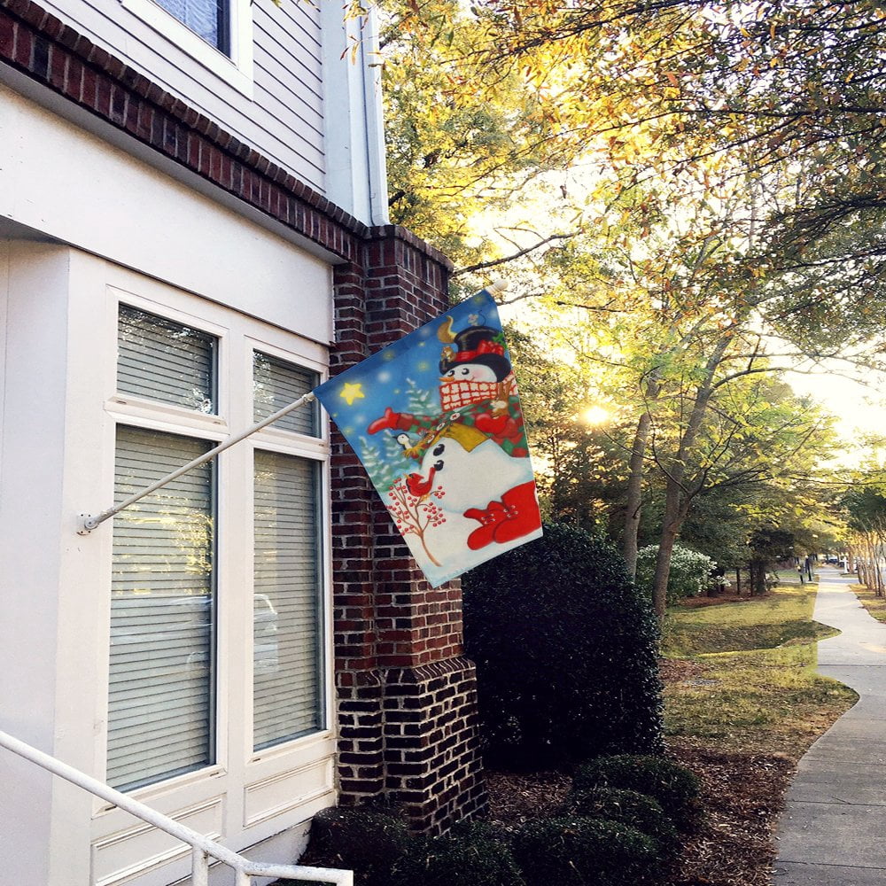 Snowman First Star I See Tonight Flag Canvas House Size