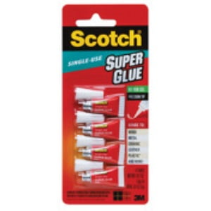3m Scotch Single Use Super Glue Gel, 0.5 G, 4...