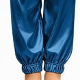 thumbnail image 5 of mgoYE Girls Sequin Pants Sparkle Kids Elastic Waist Glitter Disco Dance Trousers(Sky Blue,3-4 Years), 5 of 6