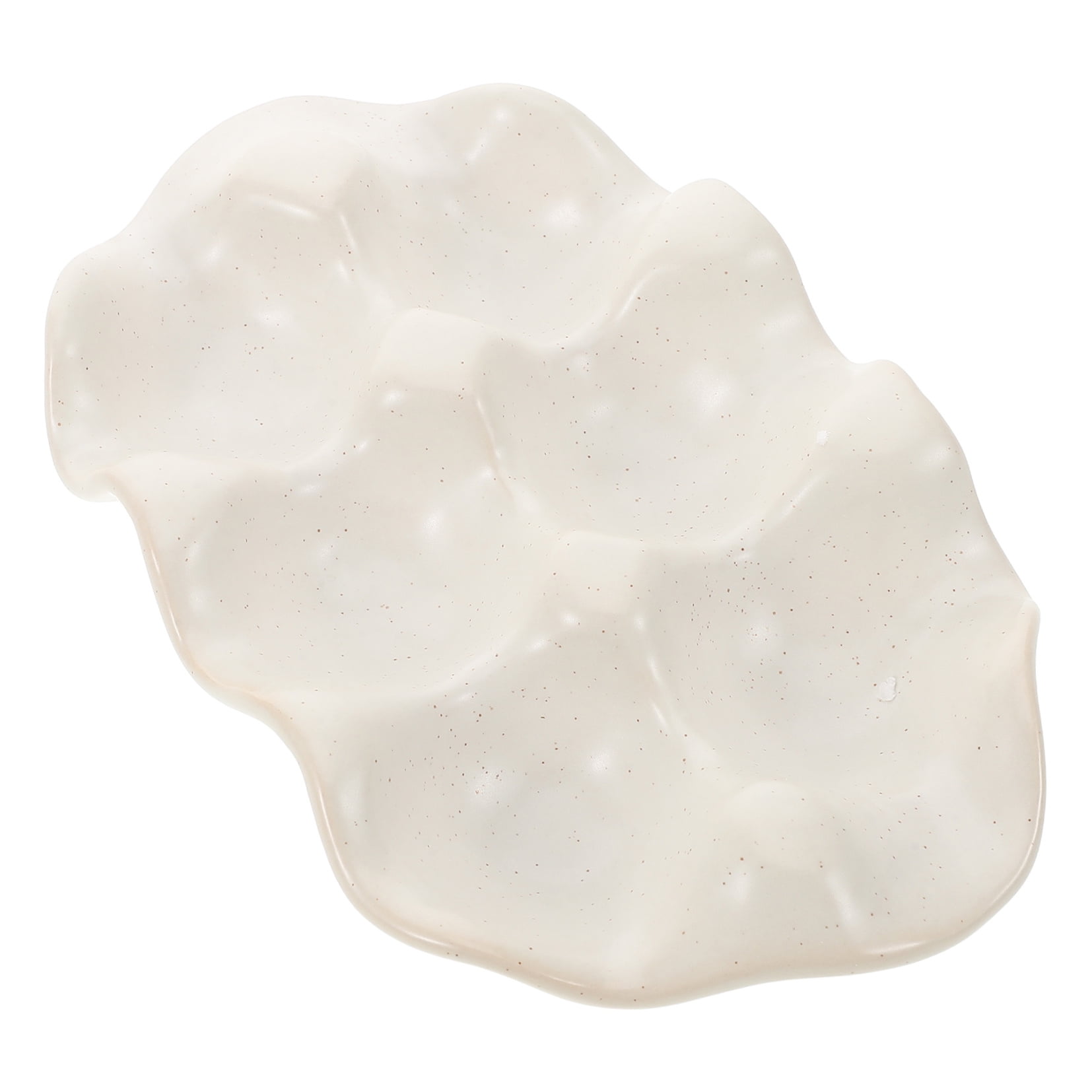 ETHZZLE White Ceramic Refrigerator Tray, 7.1x3.9x0.8in Organizer for Kitchen, Home, and Family Use