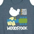 thumbnail image 3 of Woodstock - Guitar - 3 Days of Peace & Music - Women's Racerback Tank Top, 3 of 5