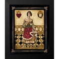 thumbnail image 2 of Gorham, Gregory 12x14 Black Modern Framed Museum Art Print Titled - Harlequin Queen, 2 of 5