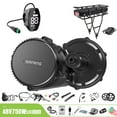 thumbnail image 3 of BAFANG Ebike Conversion Kit 1000W BBS02B 48V Electric Mid Drive Bike Kit 100MM Mountain Bike Road Bike VD03 Display and 48V17.5Ah Rear Rack Battery, 3 of 11