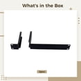 thumbnail image 5 of Wireless UA507 Rack Mount Kit for SLX4 Microphone Receiver, 19 Inch Rack Bracket, Steel Frame, Includes Two Mounting Components, Fits SLXD4 Model, 5 of 5