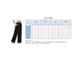 thumbnail image 2 of Hanerdun Women Wide Leg Yoga Pants Female Pocket Boot Cut Casual Pant Black L, 2 of 5