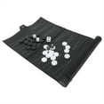 thumbnail image 5 of Juegos de Backgammon Enrollables Juego de Mesa de Viaje Portátil para Adultos y Niños Tablero de Ajedrez Clásico Plegable de PU Enrollable, 5 of 5
