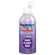 NeilMed NasaMist All in One Multi Purpose Saline Spray, 6.3 Fl Oz