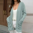thumbnail image 2 of Erwazi Cardigan Sweaters for Women Fall Trendy Open Front Lightweight Cardigans with Pockets, 2 of 7