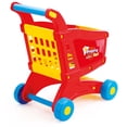 thumbnail image 2 of Dolu My Pretend Play Shopping Cart Toddler Push Toy for Kids Ages 2 and Up, Red, 2 of 4