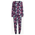 thumbnail image 3 of Joyspun Women's Long Sleeve Sleep Top and Jogger PJ Set, 2-Piece, Sizes up to 3X, 3 of 3