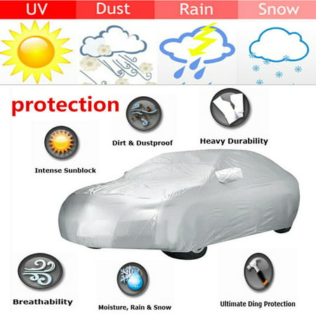 Universal Fit SUV Auto Car Cover Snow Water Proof UV Dust