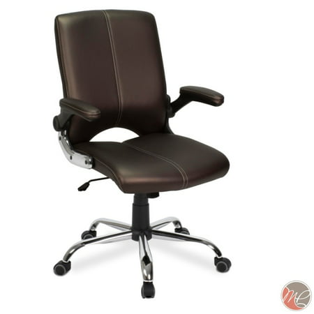 VERSA Stylish Comfortable Office Chair COFFEE Desk Chair Perfect for Office, Conference Room, Reception, Waiting