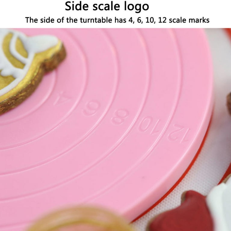 5.5 Inch Rotating Cake Turntable Revolving Cake Decorating Stand