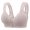 Gray, variant on ZZwxWA Bras for Older Women Front Closure Comfortable Push Up Bra for Seniors Comfort Bras Elderly No Wire Front Button Bras