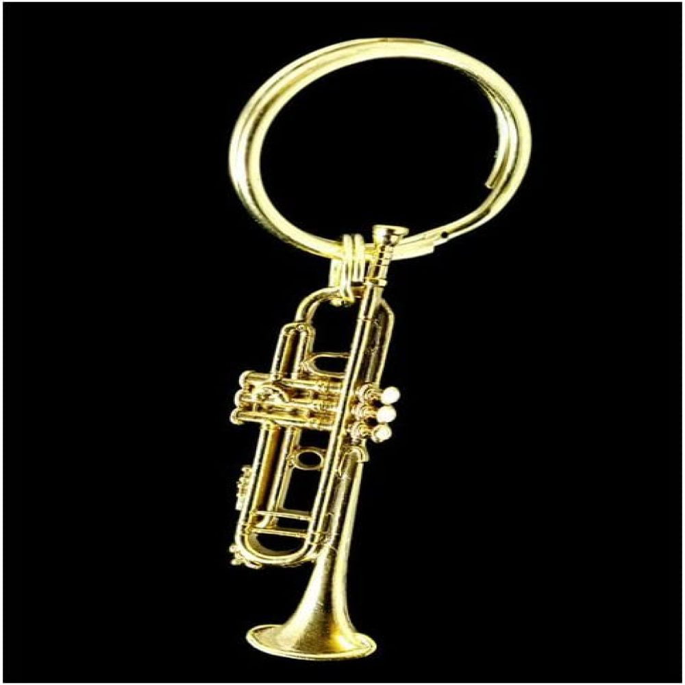 Harmony Jewelry Trumpet Key Chain 