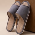 thumbnail image 4 of Wensltd Women Slippers Wide Strap Slide Slippers Open Toe House Slippers Solid Color for Summer Indoor, 4 of 6