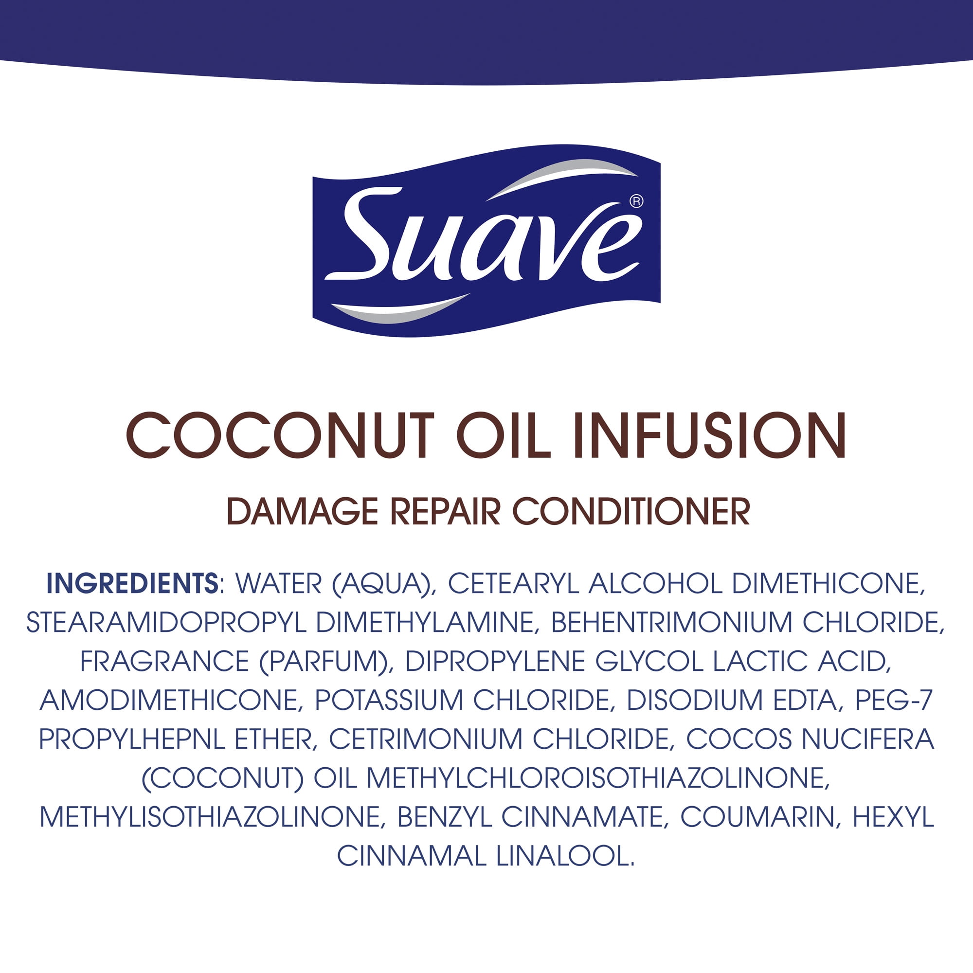 Suave Professionals Moisturizing Repairing Daily Shampoo & Conditioner with Coconut Oil, Full Size Set, 2 Pack