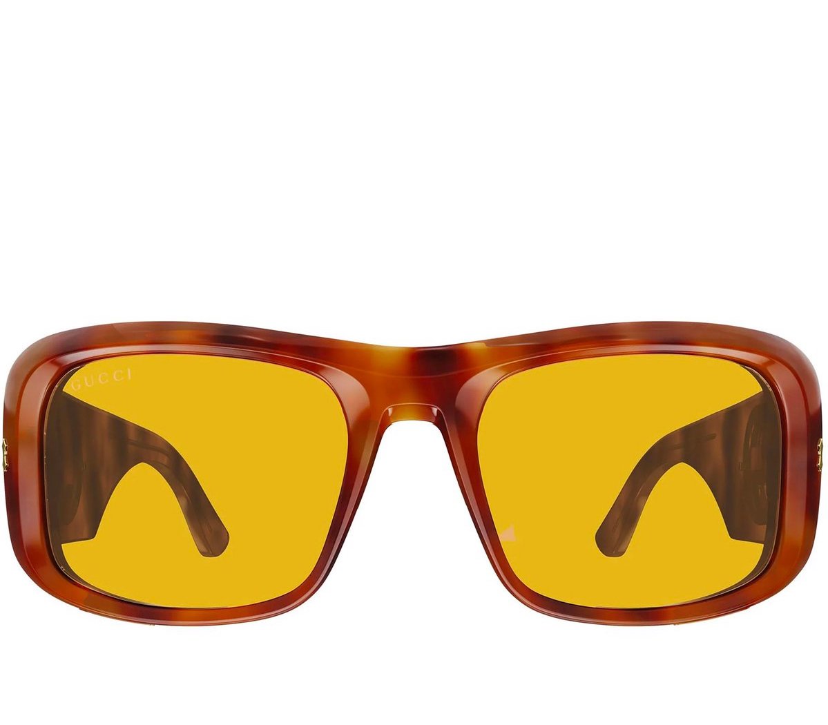 Sunglasses Gucci GG 1251 S- 002 Havana / Yellow - Walmart.com display picture 1